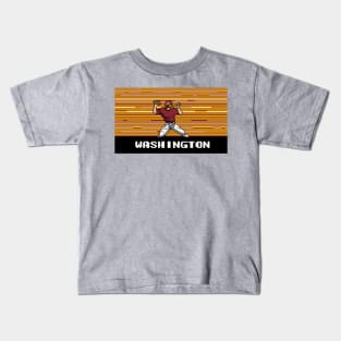 8-Bit Quarterback - Washington Kids T-Shirt